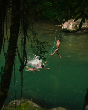zipline on kali river 